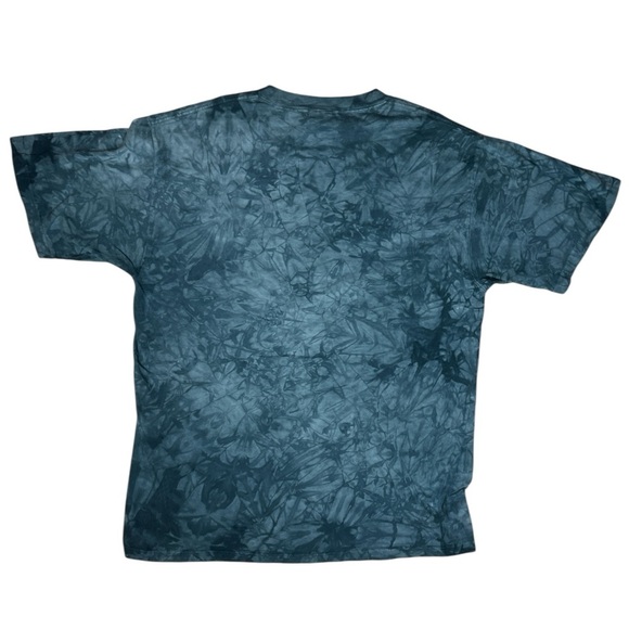 Boho Wolf Motorcycle Graphic Tee Delta Pro Weight Biker Roses Feathers USA Made - Picture 2 of 8